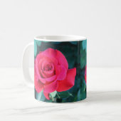 Rote Rose Tasse (Vorderseite Links)
