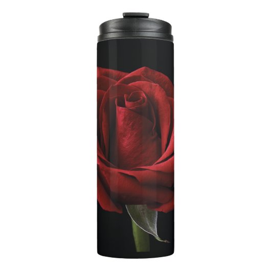 Rote Rose Thermosbecher (Vorderseite)