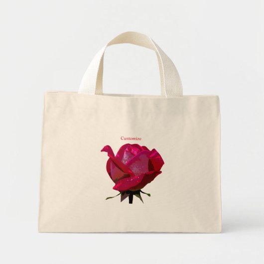 Rote Rose Thunder_Cove Mini Stoffbeutel (Vorne)