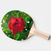 ROTE ROSE TISCHTENNIS SCHLÄGER (Seitenansicht)