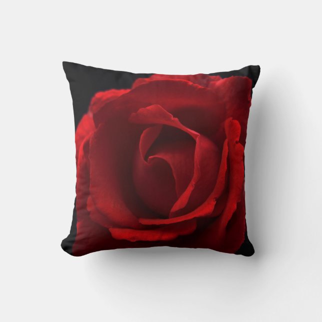Rote Rose tpcna Kissen (Vorderseite)