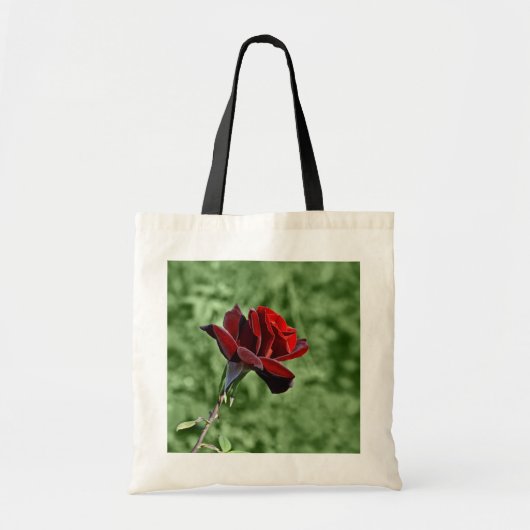 Rote Rose Tragetasche (Vorne)