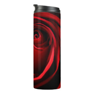 Rote Rose Trinkglas Thermosbecher