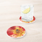 Rote Rose und Bienenvölker Untersetzer (Seite)