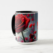 Rote Rose und Buß, Kaffee-Tasse Tasse (Vorderseite Links)
