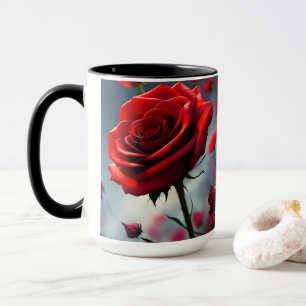 Rote Rose und Buß, Kaffee-Tasse Tasse