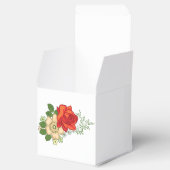 Rote Rose und Milchprodukte Geschenkschachtel (Geöffnet)