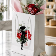 Rote Rose und Mode