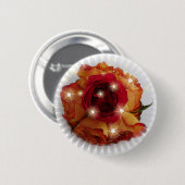 Rote Rose und Orangen und Gelb Button (Vorne & Hinten)