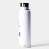 Rote Rose und Petal Trinkflasche (Links)