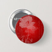 Rote Rose Valentine Button (Vorne & Hinten)