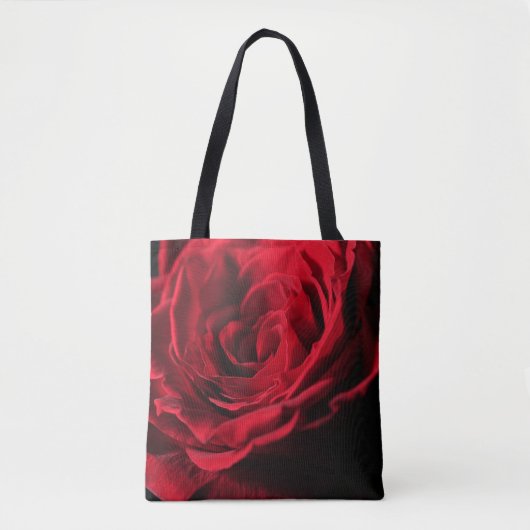 Rote Rose Valentine: Dunkle Romantik Tasche (Vorderseite)