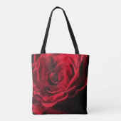 Rote Rose Valentine: Dunkle Romantik Tasche (Rückseite)