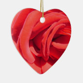 Rote Rose Valentinschmuck. Keramikornament (Rechts)