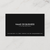 Rote Rose Visitenkarte (Rückseite)