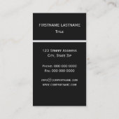 Rote Rose Visitenkarte (Rückseite)