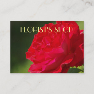 Rote Rose - Visitenkarte