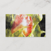 Rote Rose Visitenkarte (Rückseite)