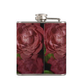 Rote Rose von Shirley Taylor Flachmann (Rückseite)