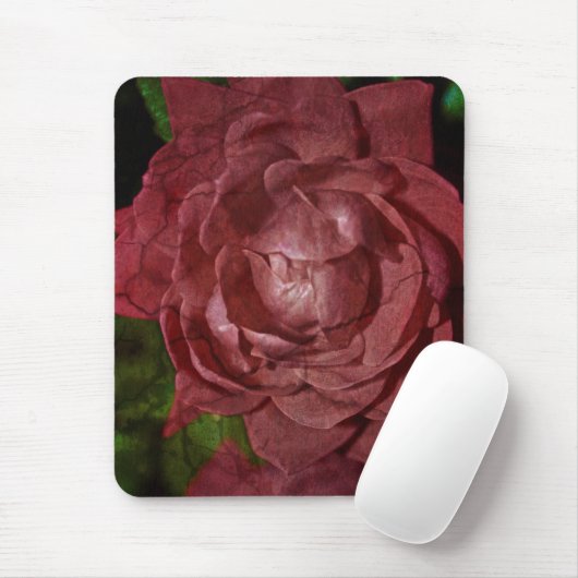 Rote Rose von Shirley Taylor Mousepad (Mit Mouse)