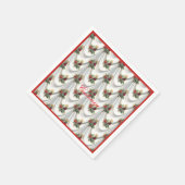 Rote Rose Vorhang Thunder_Cove Serviette (Ecke)