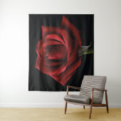 Rote Rose Wandteppich (Beispiel)