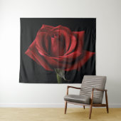 Rote Rose Wandteppich (Beispiel (Horizontal))