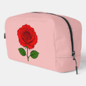 Rote Rose Waschbeutel (Rechte Ecke)