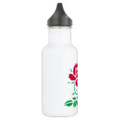 Rote Rose Wasserflasche (Links)