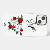 Rote Rose Wein Apple iPhone 13, stark Hülle (Rückseite (Horizontal))
