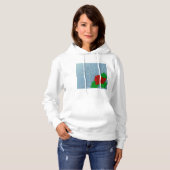 Rote Rose Womens Hoodie (Vorne ganz)