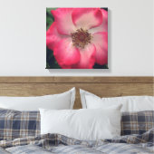 Rote Rose Wrapped Canvas Leinwanddruck (Insitu (Schlafzimmer))