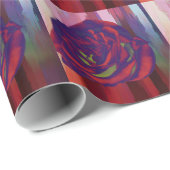 Rote Rose Wrapping Paper Geschenkpapier (Rolleneckpunkt)