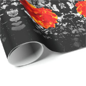 Rote Rose Wrapping Paper Geschenkpapier (Rolleneckpunkt)