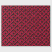 Rote Rose Wrapping Paper Romantische Rose Geschenkpapier (Flach)