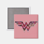 Rote Rose WW Magnet (Vorderseite/Rückseite)