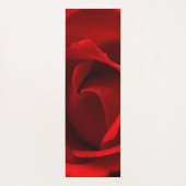 Rote Rose ymcna Yogamatte (Rückseite)