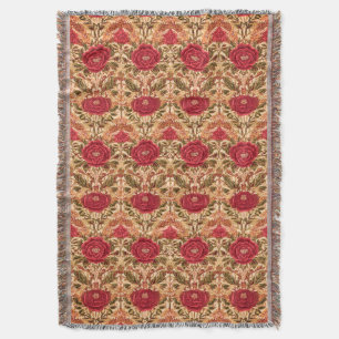 Rote RoseArts und Handwerksstil Decke