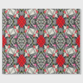 Rote Rosen 4 U.. Geschenkpapier (Flach)