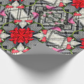 Rote Rosen 4 U.. Geschenkpapier (Ecke)