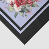Rote Rosen als Dekoupage Seidenpapier (Ausschnitt)