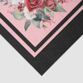 Rote Rosen als Dekoupage Seidenpapier (Ausschnitt)