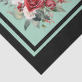 Rote Rosen als Dekoupage Seidenpapier (Ausschnitt)