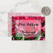 Rote Rosen - Ankündigung neuer Adressen (Vorderseite/Rückseite Beispiel)