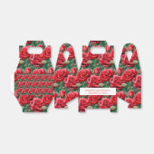 Rote Rosen Aquarellfarben Geschenkschachtel (Ungefaltet)