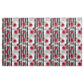 Rote Rosen, Aquarellfarben-Rose Stoff (Yard (91,4 cm))