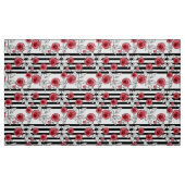 Rote Rosen, Aquarellstoffe, Rose Stoff (Fat Quarter (45,7 x 55,9 cm))