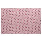 Rote Rosen auf Pink Calico Stoff (Yard (91,4 cm))