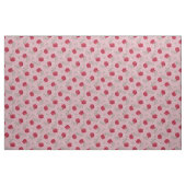 Rote Rosen auf Pink Calico Stoff (Fat Quarter (45,7 x 55,9 cm))