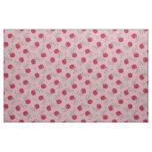 Rote Rosen auf Pink Oversified Calico Stoff (Yard (91,4 cm))